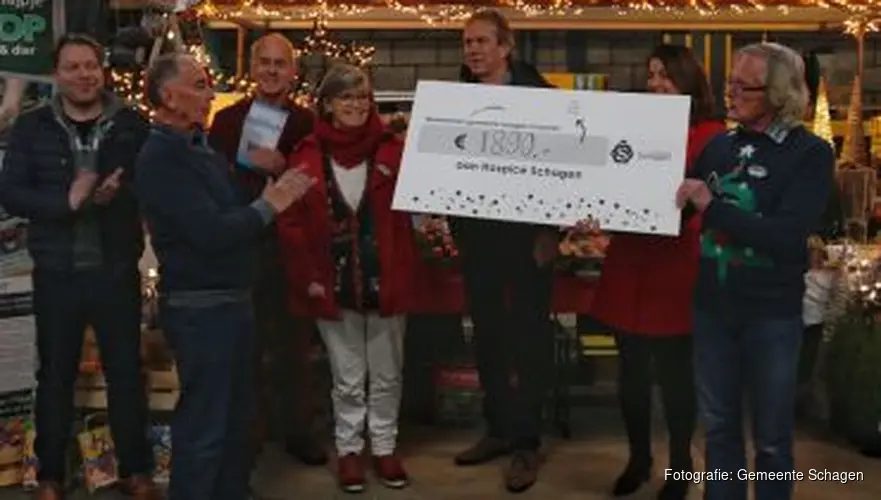 Hospice Schagen ontvangt 2140 euro van gemeente