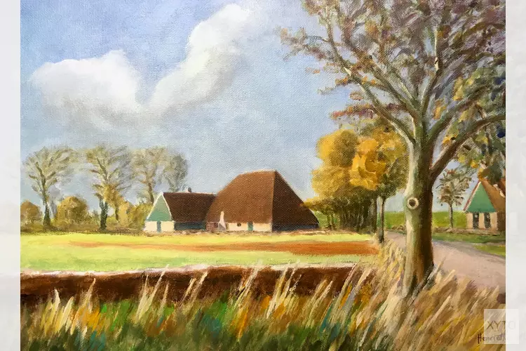 Expositie Henriëtte Westrik in bieb Tuitjenhorn