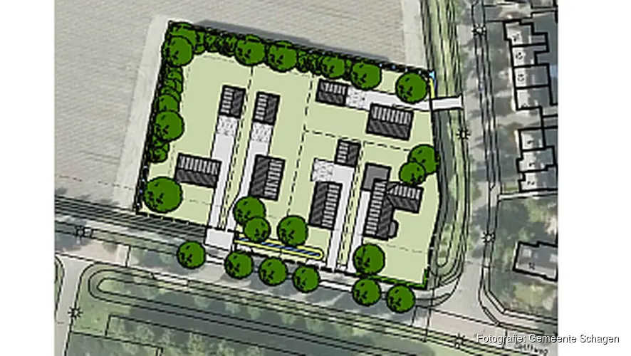 Vier nieuwe woningen Delftweg 16 Tuitjenhorn