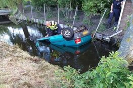 Auto in sloot Callantsoog