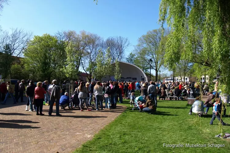 Komende zondag in de muziektuin in Schagen