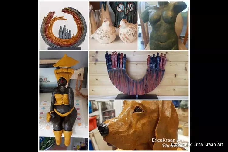Open dagen in atelier Erica Kraan-Art op 21 & 22 september