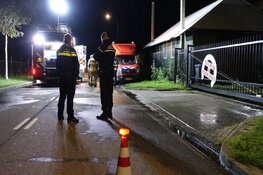 Veel rookontwikkeling bij brand in loods in Schagen