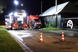 Veel rookontwikkeling bij brand in loods in Schagen