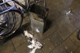 Afvalbak in brand in Schagen
