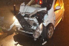 Veel schade bij ongeluk in Schagen