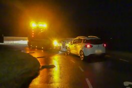 Ongeval op rotonde in Schagen