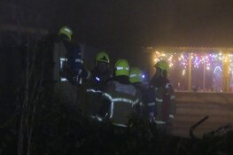 Brandje in achtertuin A. Schelfthoutstraat