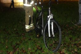 Elektrische fiets in brand
