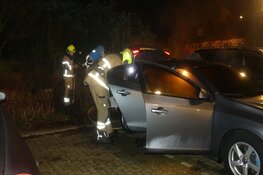 Auto in brand in Schagen