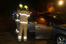 Auto in brand in Schagen