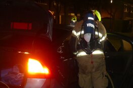 Auto in brand in Schagen