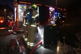 Containerbrandje in Spreeuwenlaan