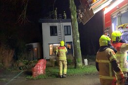 Zonnepanelen van huis gewaaid