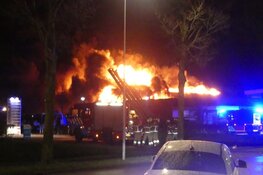 Zeer grote brand bij Witte Paal in Schagen