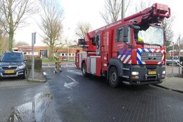 "Big M" raakt los, brandweer in actie
