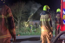 Brand in boerderij Burgerbrug