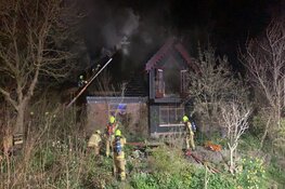 Brand in boerderij Burgerbrug