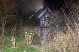Brand in boerderij Burgerbrug