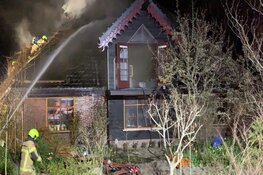 Brand in boerderij Burgerbrug