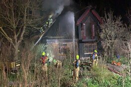 Brand in boerderij Burgerbrug