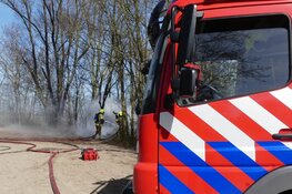 Natuurbrand vlakbij Schagerbrug