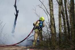 Natuurbrand vlakbij Schagerbrug