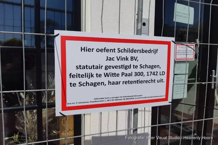 Schildersbedrijf past retentierecht toe op Hotel Marktstad