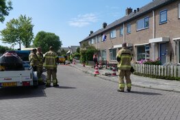 Gaslek in voortuin in Schagen