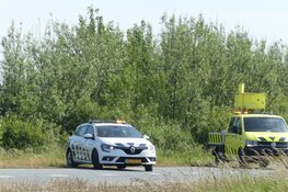 Auto tegen lantaarnpaal op N9