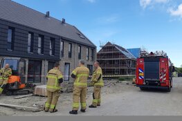 Gaslek bij nieuwbouwwijk