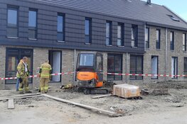 Gaslek bij nieuwbouwwijk