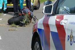 Motorrijder gewond bij eenzijdig ongeval