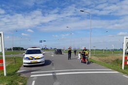 Ongeval met auto en scootmobiel