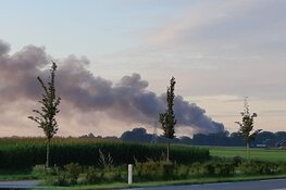Uitslaande brand bij bedrijf in 't Veld
