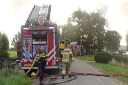 Uitslaande brand bij bedrijf in 't Veld