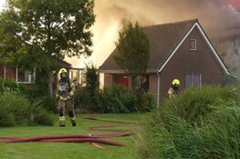 Uitslaande brand bij bedrijf in 't Veld