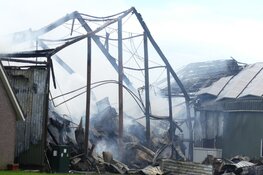 Schade goed zichtbaar na brand in &#39;t Veld
