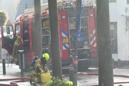 Brand in viskraam op markt in Schagen
