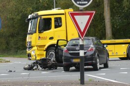 Motorrijder gewond bij ongeval op N245 in Schagen
