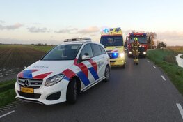 Drie gewonden bij ongeval tussen busje en tractor in Sint Maarten