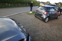 Kop-staart aanrijding in Schagen