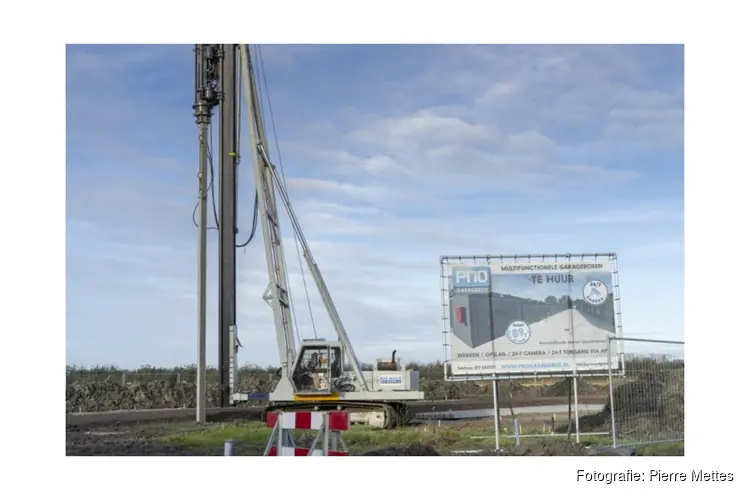 Start bouw op De Lus voor multifunctionele opslagruimtes