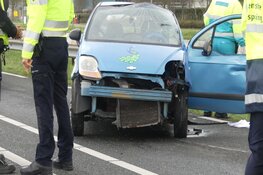 Frontale botsing op N9 bij 't Zand