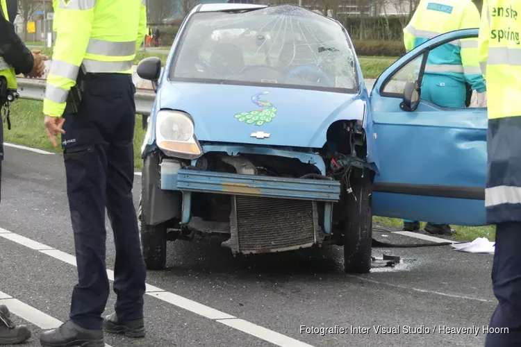 Frontale botsing op N9 bij &#39;t Zand