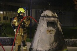 Containerbrandje Julianalaan snel onder controle