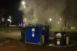 Containerbrandje in Westerpark snel onder controle