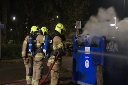 Containerbrandje in Westerpark snel onder controle