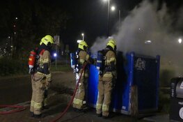 Containerbrandje in Westerpark snel onder controle