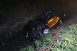 Auto raakt te water in Nieuwe Niedorp